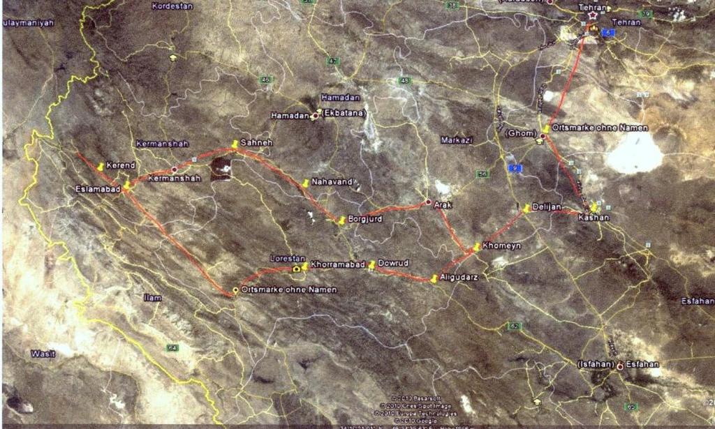 Auf der Suche nach Zerynthia louristana im Zagrosgebirge im Iran 08.-17.05.2009 I.