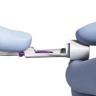 6 Das Implantat aus dem Halter entfernen OP-Schwester (steriler Bereich): Den Schraubenzieher in den Antrieb der Schraube