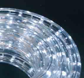 transparent PVC LED ROPE LITE 24 4 m Ø  Länge: 90m - 2 Rollen