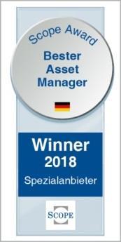 Aktuelle Auszeichnungen für die KEPLER-FONDS Kapitalanlagegesellschaft Scope Awards 2018 Bester Universalanbieter in Österreich Bester Spezialfondsabieter in Deutschland