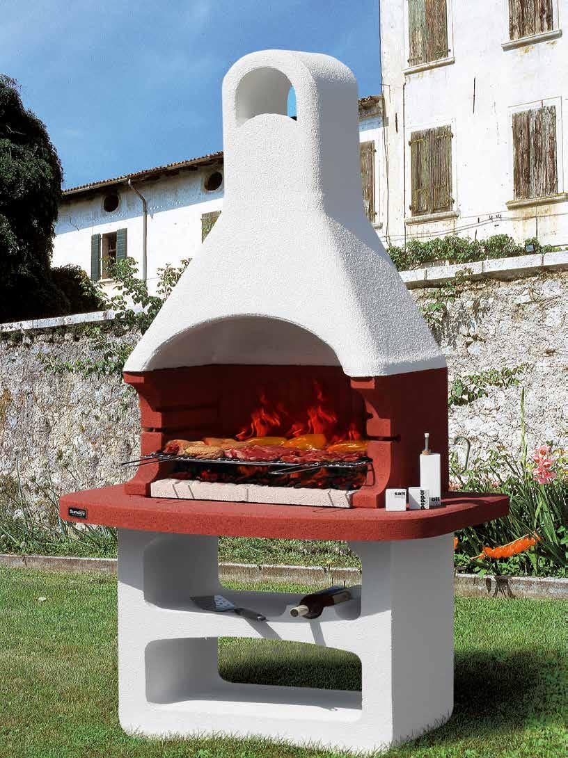 Grillkamine Grillen auf großer Flamme mit rustikalem Charme machen Sie es sich gemütlich im Garten!