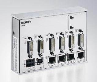CU8810, CU8815 CU8810 DVI-Splitter mit USB-Extender für CP69xx und CP79xx Das Bild eines PCs auf mehreren Displays gleichzeitig darzustellen, ist eine häufige Anwendung im Maschinen- und Anlagenbau.