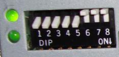 1.3. Einstellungen der Dip-Schalter Mit den Dip-Schaltern der Video-Interface-Box ist es möglich, das Fahrzeug bzw.