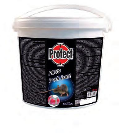 PROTECT Pelletköder 0.005 w/w % (0.05 g/kg) Bromadiolon Fertigköder gegen Ratten und Mäuse mit einem Wirkstoff der zweiten Generation.