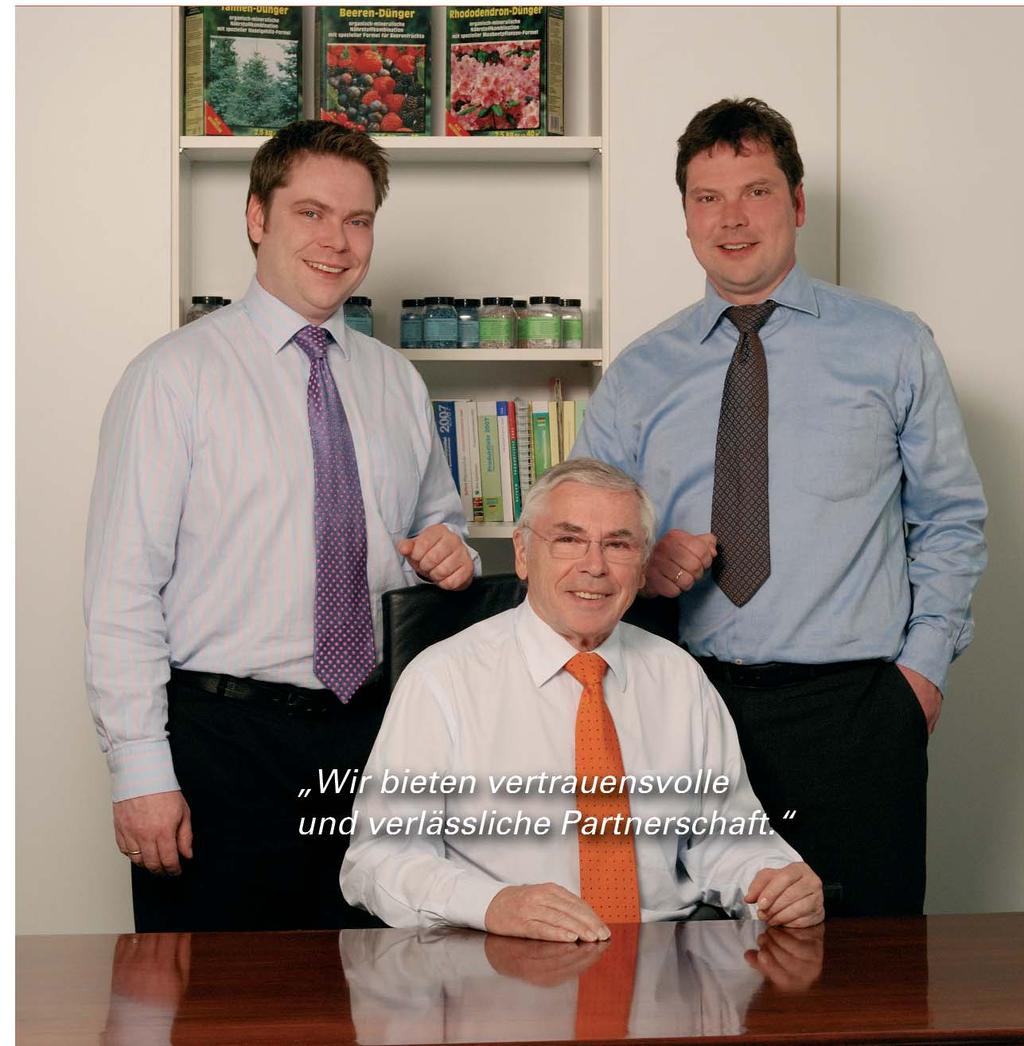 ( Das Unternehmen ) V.l.n.r.: Stefan Rübner, Volker Rübner und Lars Rübner Plantan ist ein mittelständisches Familienunternehmen der Agrarchemie.
