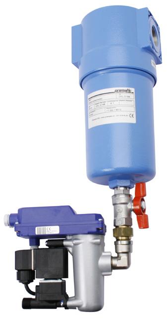 Sondergeräte Luft Zyklonabscheider Zyklonabscheider dienen zur Entfernung von Flüssig-Wasser aus der Druckluft und werden in der Regel direkt nach dem Druckluftverdichter eingebaut.
