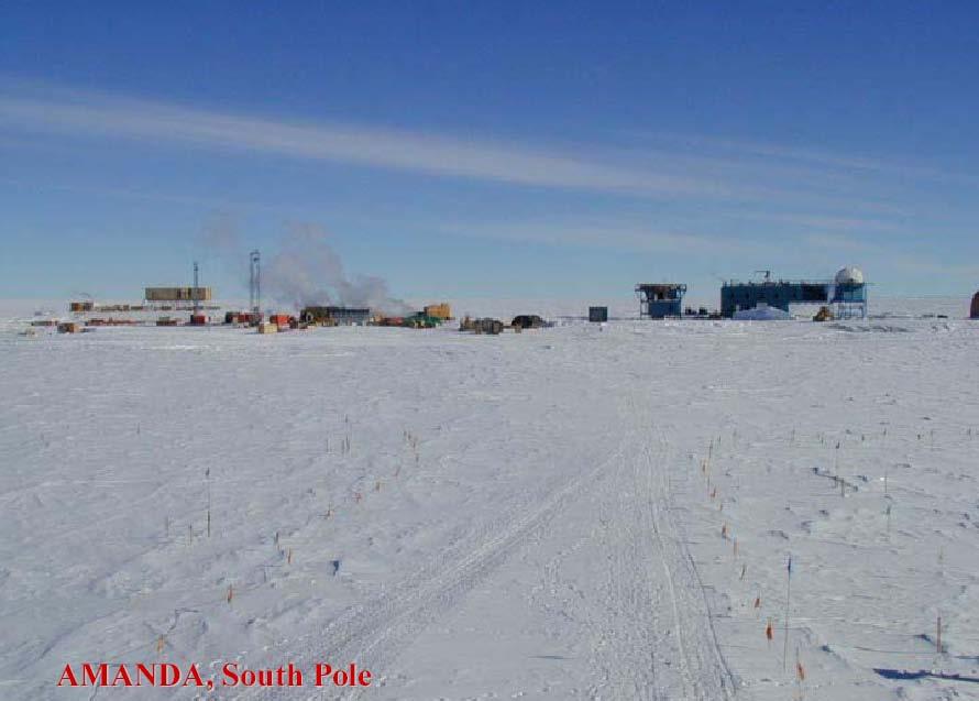 AMANDA (Antarctic Myon And Neutrino Detection Array) Südpol