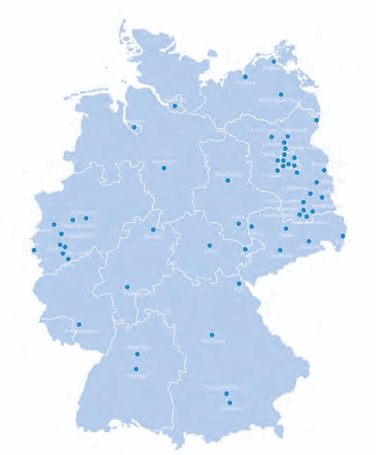 67 Standorte in ganz Deutschland. Unsere Kompetenz Ihr Vorteil. Über 40 Jahre Erfahrung - 1.200 Fachthemen in - 2.
