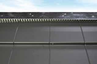 Um eine optimale Dichtigkeit zu erreichen, kann zwischen Dachplatte und dem
