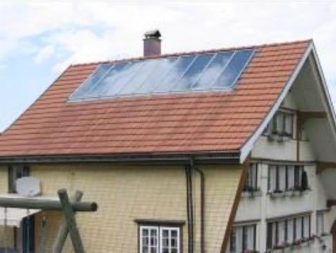 Wärmeerzeugung Sonnenkollektoren Stromerzeugung Photovoltaik