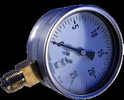 Druckminderer: Zubehör. Manometer zeigen den Gasdruck an. Echte Mess-Größen: Manometer. Manometer sind ein wichtiges Hilfsmittel zur Erfassung des vorherrschenden physikalischen Drucks.