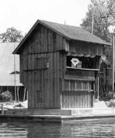 Schwerpunkt Jollensegeln 1925 Das neue Starthaus 1926