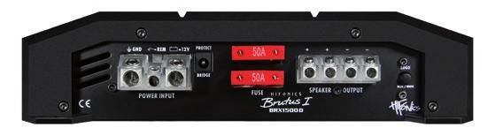 Subsonic 15-55 Hz Phase Shift 0-180 Balanced Line Inputs 255 x 62 x 380/420 mm Efficiency up to 85% BRX4000 D 1 x 800 W/RMS @ 4 Ohm 1 x 1400 W/RMS @ 2 Ohm 1 x 2250 W/RMS @ 1 Ohm LP 35-250 Hz Subsonic