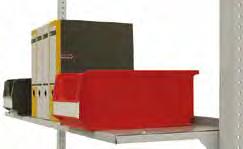 TIXIT Packplatzsysteme Ablagensysteme für Tischaufbauten Gerade Ablage aus Stahlblech Gerade Stahlblechablage mit hinterer Aufkantung. Mit 40 kg belastbar bei gleichmäßig verteilter Last.