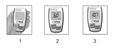 Seite 22 Memory-Funktionen Das g-pet Glukometer speichert automatisch 300 gemessene Blutzuckerwerte mit Datum und Zeit.