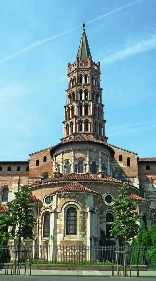 Pilgerstimmen St. Sernin. Die Basilika in Toulouse gilt als die schönste der großen romanischen Wallfahrtskirchen und das an Reliquien reichste französische Gotteshaus.