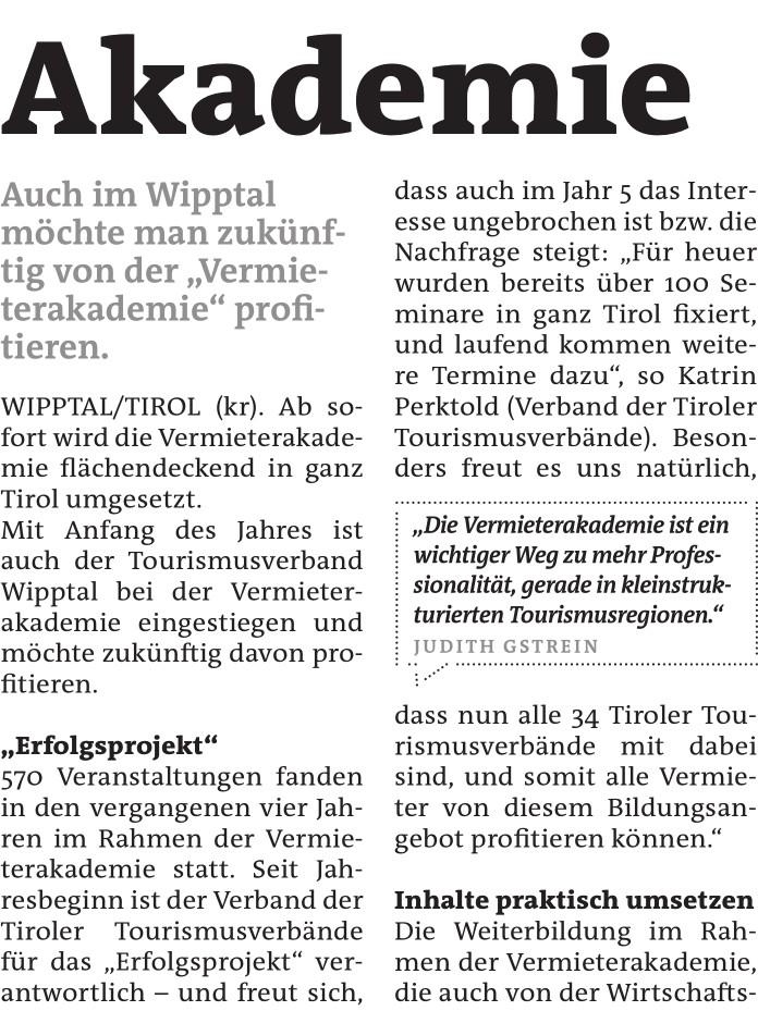 Bezirksblätter Tirol / Bezirksblätter Stubai-/Wipptal Seite 16 / 19.