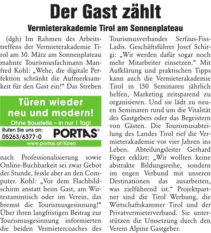 Rundschau - Oberländer Wochenzeitung / Landeck Seite 15 / 04.