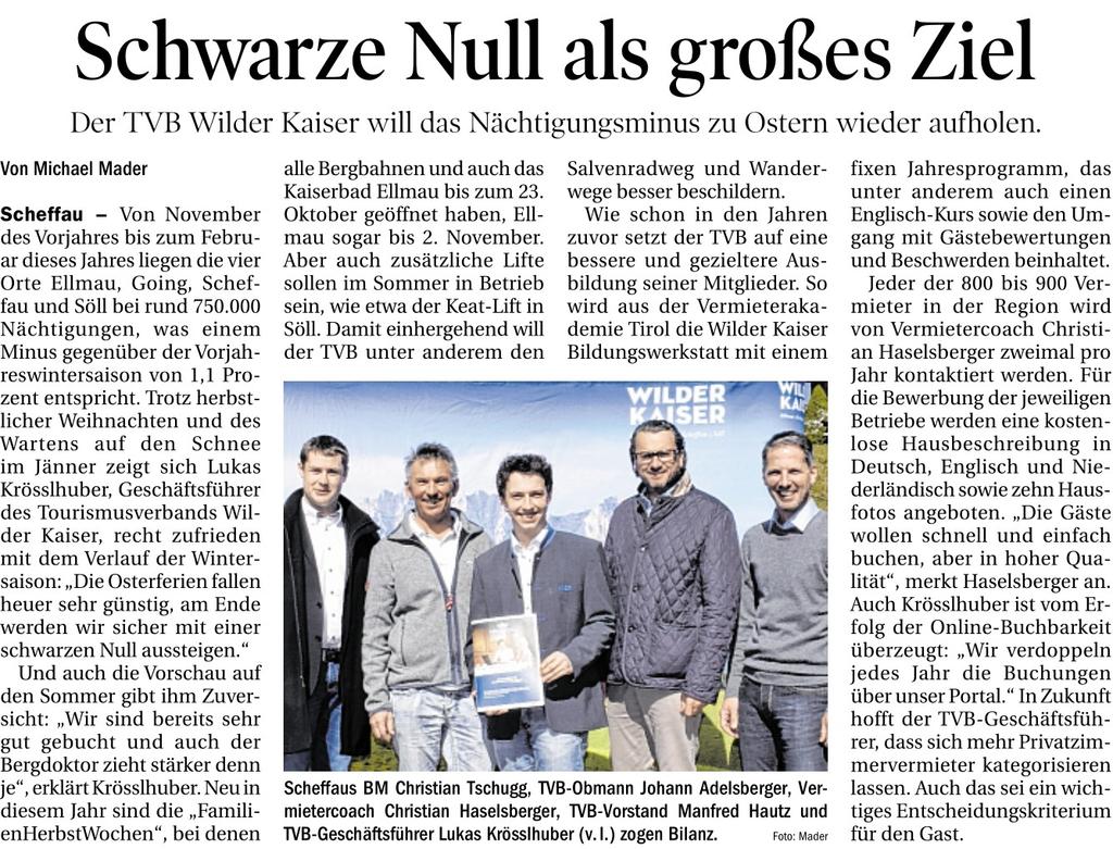 Tiroler Tageszeitung / Ausgabe Kufstein Seite 33 / 17.03.