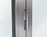 Transparenter Brandschutz Glazed fire protetction 5 Türbänder Door hinges Türbänder Anforderung an Design und Langlebigkeit Ein einheitliches Erscheinungsbild der Türen, losgelöst von den