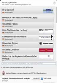 Auf Geräten mit dem Betriebssystem ANDROID ist das Herunterladen der App eduroamcat erforderlich. Diese App ist im Google Play Store verfügbar.