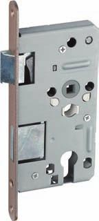 TKZ70 Robustes Einsteckschloss für Innentüren/Korridortüren Für Wohnungs-Abschlusstüren in Verbindung mit Korridortürbeschlägen Beim Zuziehen der Tür wird ausschließlich die Falle betätigt Durch