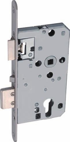 TKZ40 Automatisch verriegelndes Einsteckschloss Für Wohnungs-Abschlusstüren, in Verbindung mit Korridortürbeschlägen Beim Zuziehen der Tür wird diese automatisch