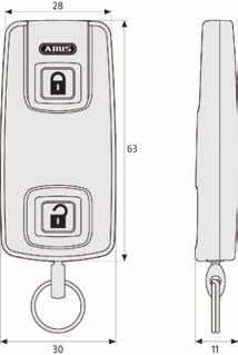 Funk-Türschlossantriebes Höchster Bedienkomfort: ver-/entriegeln und Öffnen der Tür per Tastendruck Elektronik/Gefahrenmelder Ausführung Färbung VE