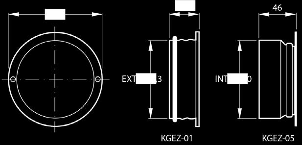 Luftbefeuchtung Zentrale Anlagen VLC Zuluftauslass Aus Polypropylen (wiederverwertbarer Kunststoff) Temperaturbeständigkeit von bis zu +100 C nur für Wandmontage mit