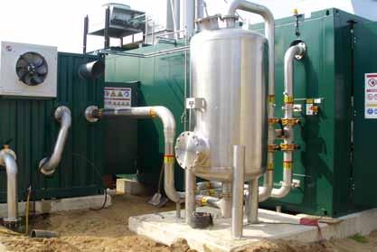 Biogas entschwefeln mit Aktivkohlefilter.