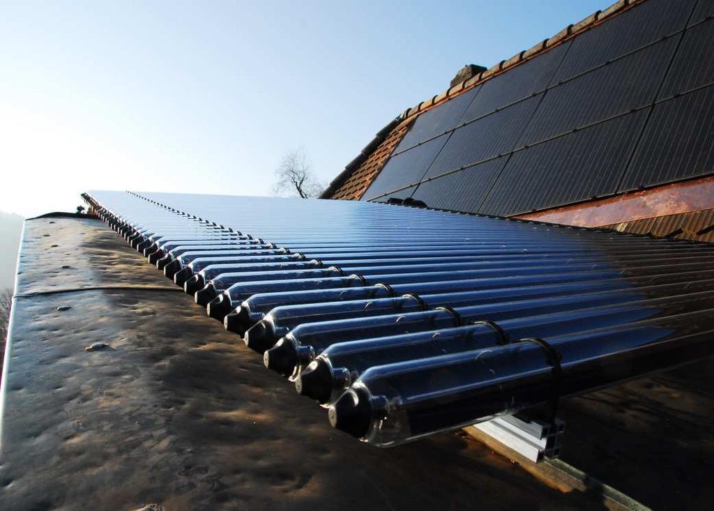 Thermische Solaranlagen Vorteile Sonne liefert Energie im Überfluss Wärme für Raumheizung und Brauchwarmwasser nutzbar