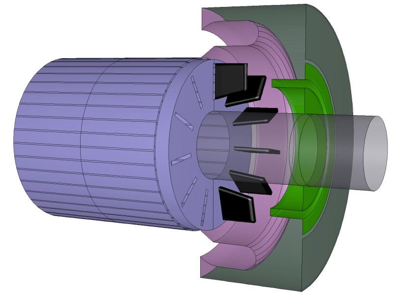 Bestimmung der Rotortemperatur Verluste Kupferverluste im Stator Kupferverluste im Rotor Eisenverluste Zusatzverluste Reibungsverluste