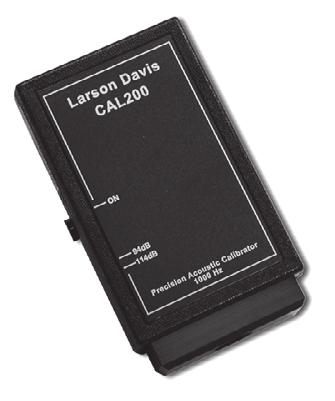 Kalibrierlösungen für Akustik Bei den batteriebetriebenen Präzisionskalibratoren von Larson Davis handelt es sich um kompakte Handgeräte, die zur Kalibrierung von Mikrofonen, Schallpegelmessern und