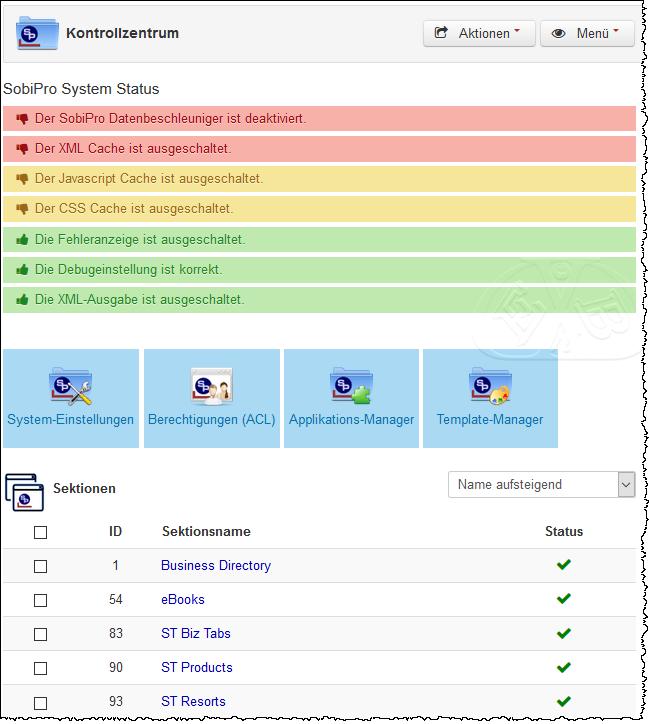 Lizenzgründen, allerdings nur beim Hersteller von SobiPro. Besonders in der Anfangsphase können weitere Beispiele und Templates für das Systemverständnis sehr hilfreich sein.