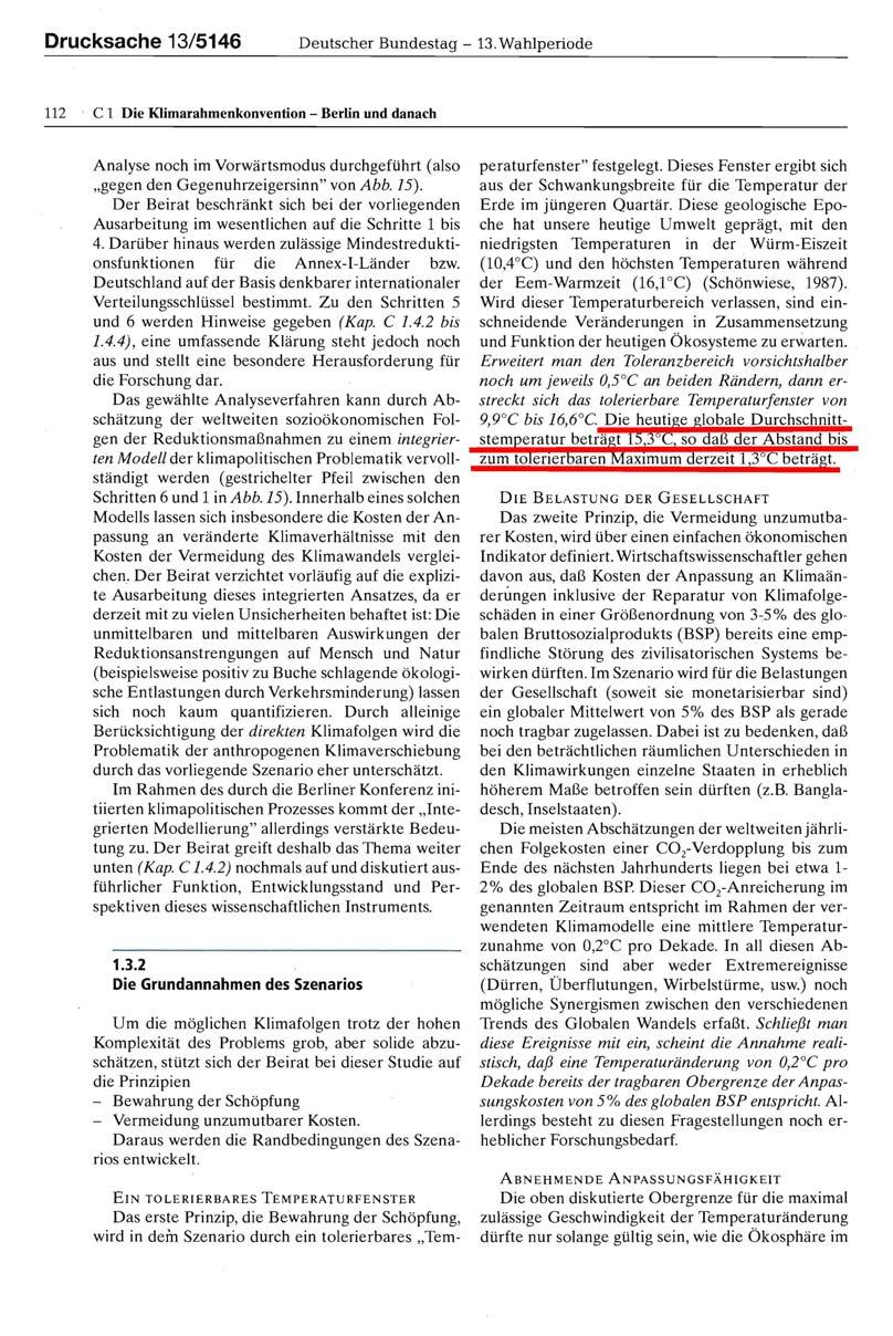 Seite 8 von 23 Pos. 07: Zitat aus BUNDESTAGSDRUCKSACHE 13/5146, Seite 112, 28.