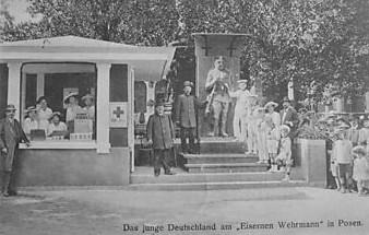 August 1915 am Wilhelmsplatz im Zentrum. ER Lit.