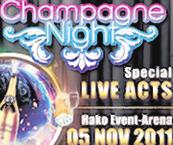 November 2011 CHAM- PAGNE NIGHT in der Hako Event- Arena in Wuppertal-Vohwinkel.