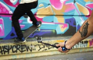 Deine GoPro Kamera lässt sich direkt ohne Zusatzteile befestigen.