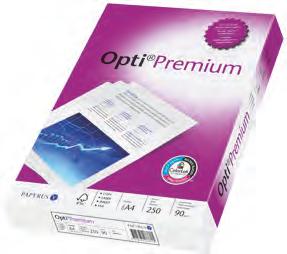 Opti-Sortiment Opti Premium Multifunktionales Büropapier Für Kopier-, Laser- und Inkjetdrucker Für Duplex geeignet Hohes Volumen (1,3-fach) CIE Weiße 168 Produziert mit nachwachsenden Rohstoffen aus