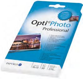 Opti-Sortiment Opti Photo Professional Hochweißes, hochglänzendes Fotopapier Spezielle Beschichtung für professionelle Fotos Einseitig bedruckbar Bis 5.
