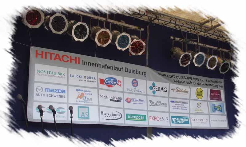 Für die Unterstützung der Laufveranstaltung bedanken wir uns bei: HITACHI POWER EUROPE, Duisburg BALCKE DÜRR - Ratingen GEBAG - Duisburger Gemeinnützige Baugesellschaft, Duisburg Eller Montan Comp.