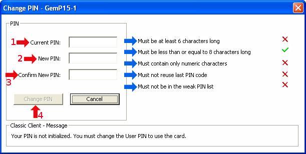 IV Schritt 3 : Änderung des Pin Stecken Sie den Signing Stick in den USB Port oder die Smartcard in das Lesegerät und verbinden Sie dieses mit dem PC.