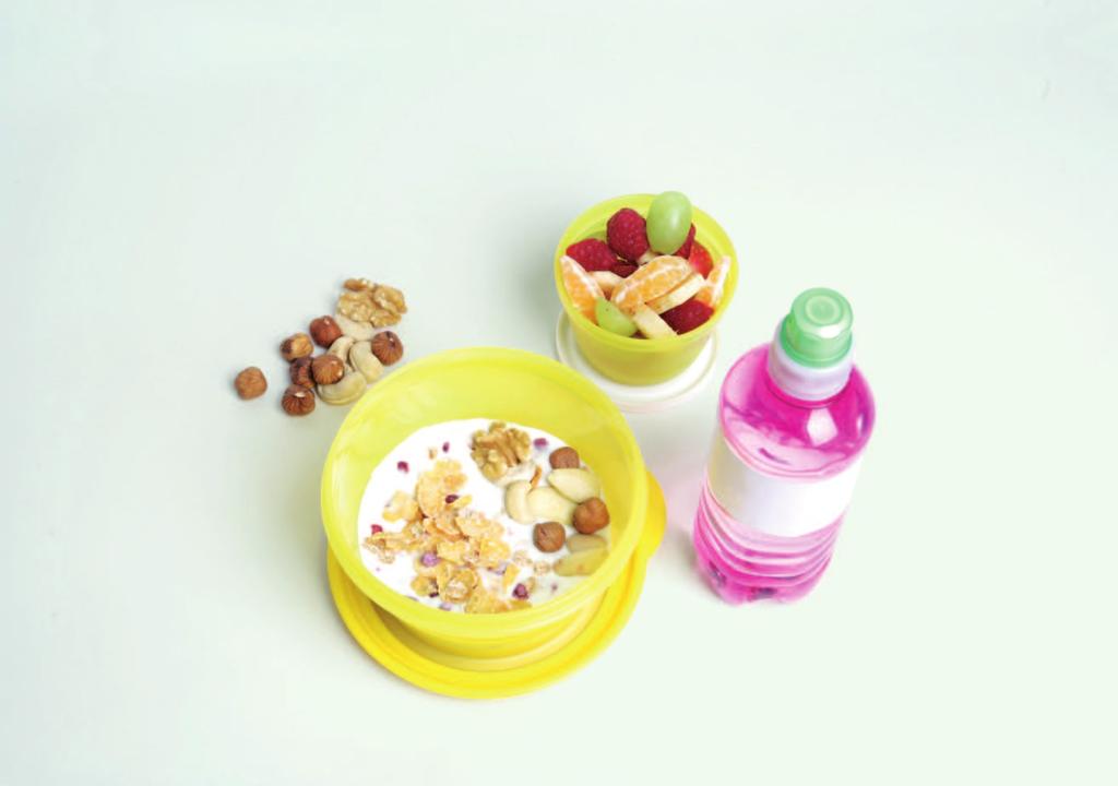 Bären-Jause Zebra-Brote Müsli: + Joghurt mit Getreideflocken + Nüsse + Obstsalat + 1 Flasche kalter Früchtetee Einfach durchprobieren: