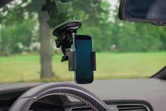 Handy / Smartphone Kopfstützenbefestigung Flexibler Halt im Auto mit InLine Navigationsgerät, MP3-Player oder Car