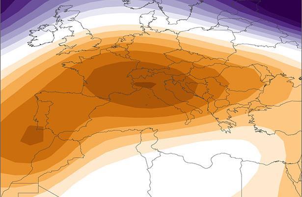 Ursache der ungewöhnlichen Hitzewelle ist ein ausgedehntes Gebiet mit anomal hohem Luftdruck, das sich im Juni über weiten Teilen Europas festgesetzt hatte.
