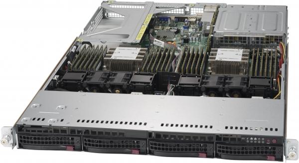 0 x8 (1x LP, 1x intern LP) Quad Gigabit LAN Ports via Intel i350am4 Laufwerksunterstützung: 4x hot-swap 3,5" SATA3
