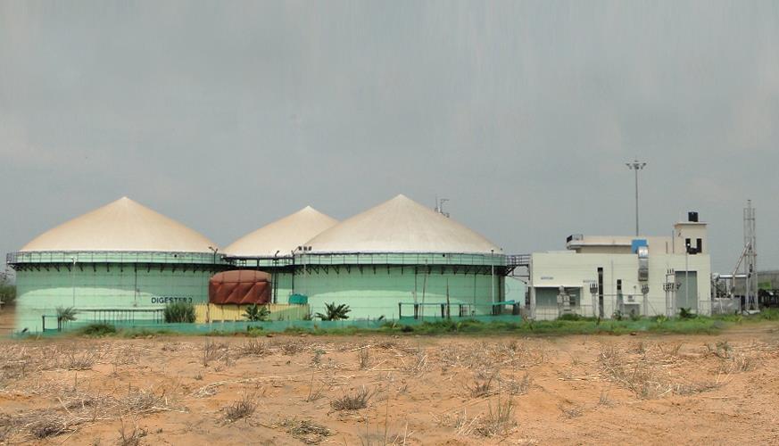 Biogasanlagen zur Behandlung von Abfällen aus der Zuckerindustrie in Indien