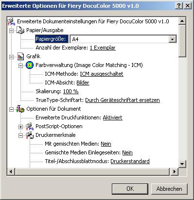 DRUCKEN 51 EIGENE SEITENGRÖSSE IM DRUCKERTREIBER FÜR WINDOWS 2000/XP/SERVER 2003 FESTLEGEN 1 Windows 2000: Klicken Sie auf Start, wählen Sie Einstellungen und klicken Sie auf Drucker.