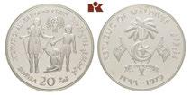 10 Maloti 1979, Her Majesty's Royal Mint, Großbritannien. Internationales Jahr des Kindes. Dickabschlag (Piéfort); 56,56 g. Mit Riffelrand. K./M. P 1.