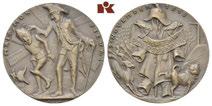 Künker elive Auction 42 Seite 271 MEDAILLEN GOETZ-MEDAILLEN 1616 Bronzegußmedaille 1918, auf die Emigration des deutschen Kaisers Wilhelm II.